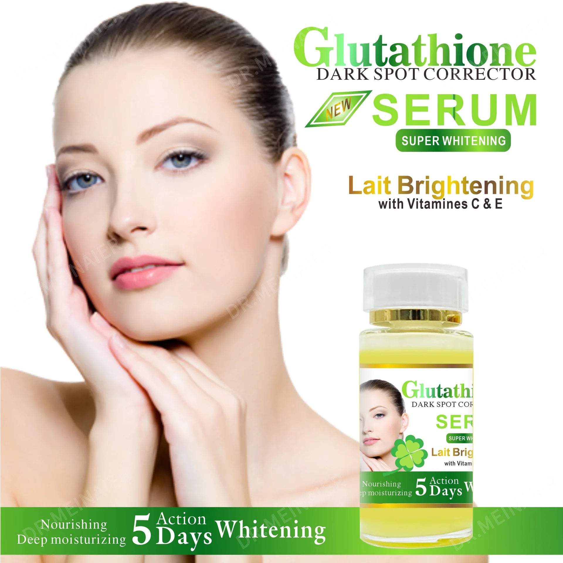 Glutathione Face Serum With Vitamin C & E For Dark Spots