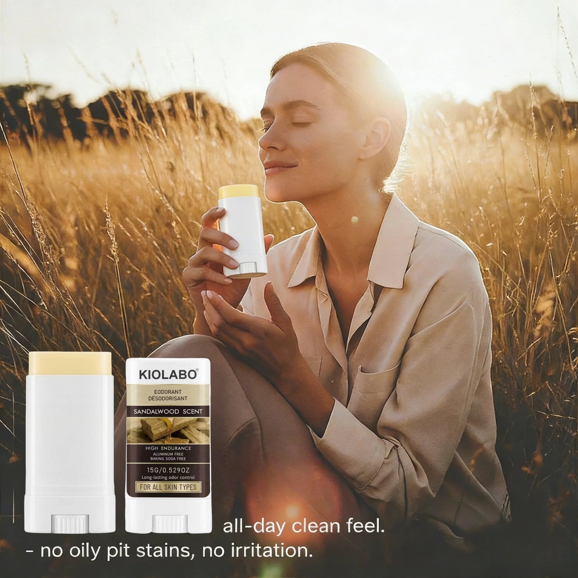 72H Long Lasting Deodorant Balm – Gentle Invisible Stick
