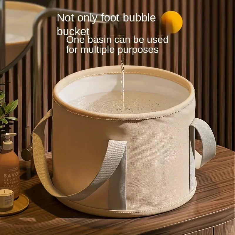 Foldable Foot Soak Bucket Bag – Portable Heat-Preserving Tub
